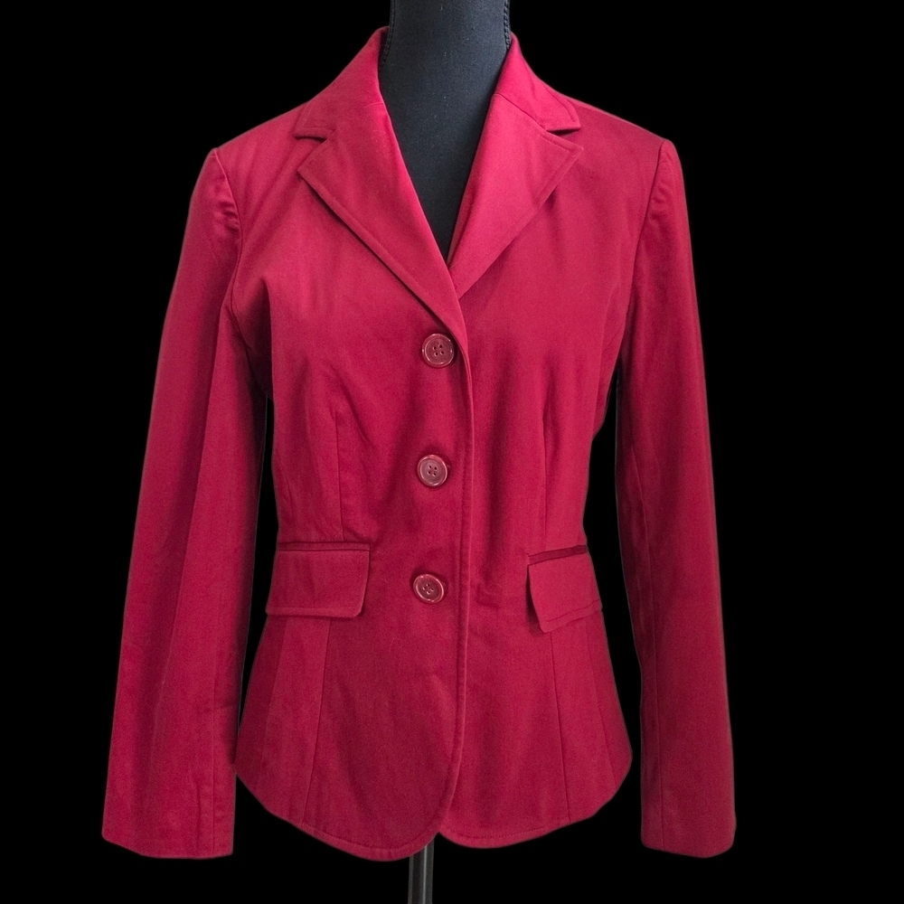 Worthington Stretch Women's Red Blazer Size 8